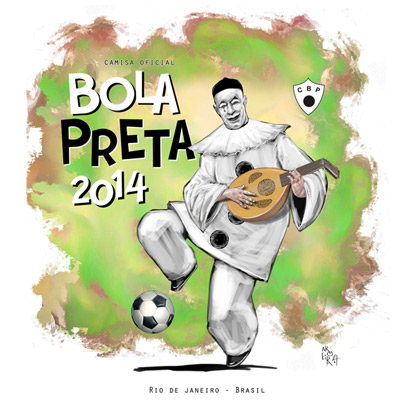 Foto: Logo Bola Preta 2014. Arte: Renato Aroeira