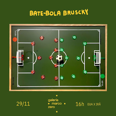 A mostra-cápsula 'Bate-Bola Bruscky' ficará em exibição ate´o dia 10 de dezembro desde esta tera-feira (29)