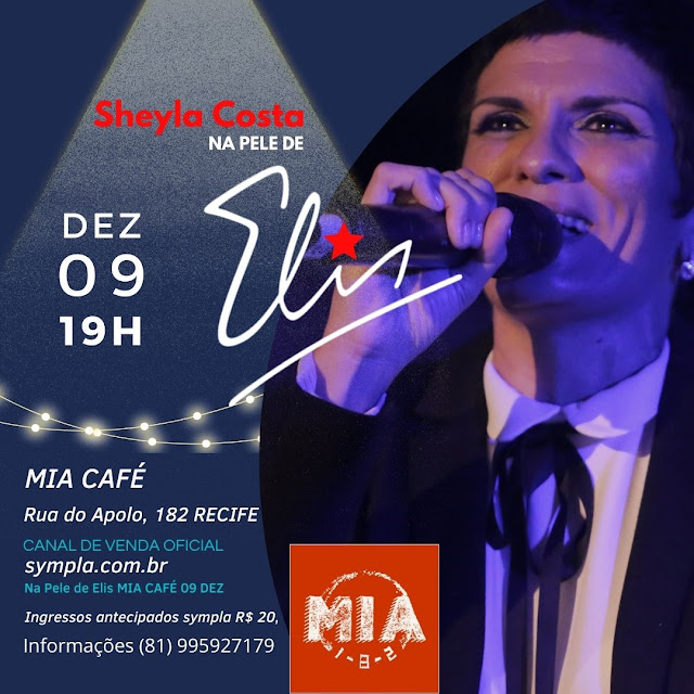 O evento deve acontecer nesta sexta-feira (9), a partir das 19hs, no Mia Café, localizado na Rua do Apolo, em Recife